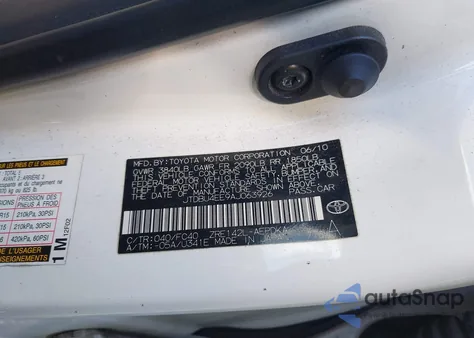 2010 Toyota Corolla Le from USA, damaged, VIN JTDBU4EE9AJ063926